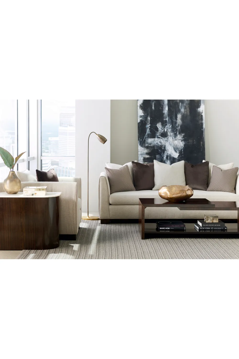 Neutral-Toned Sofa | Caracole Moderne