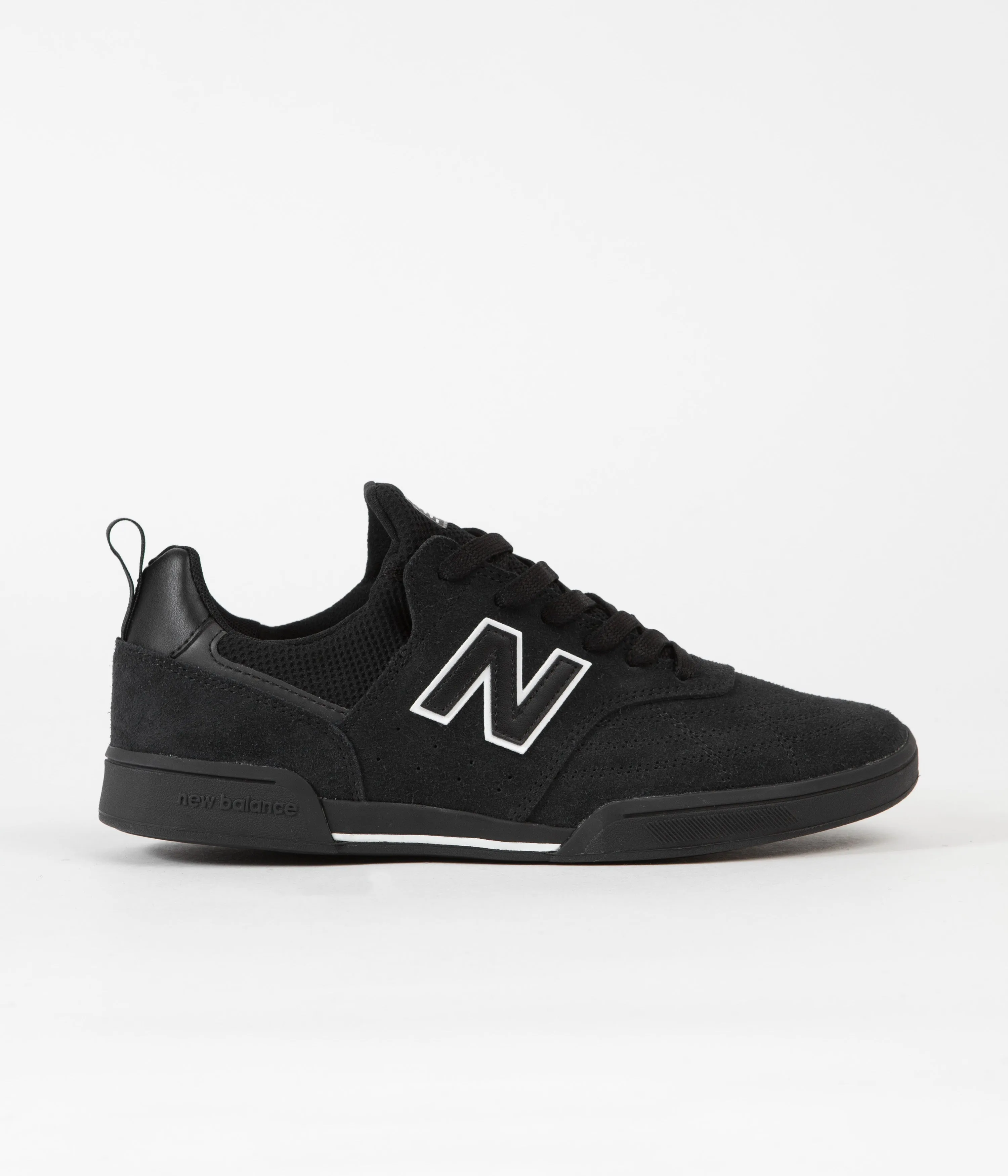 New Balance Numeric 288 Shoes - Black / Black / White