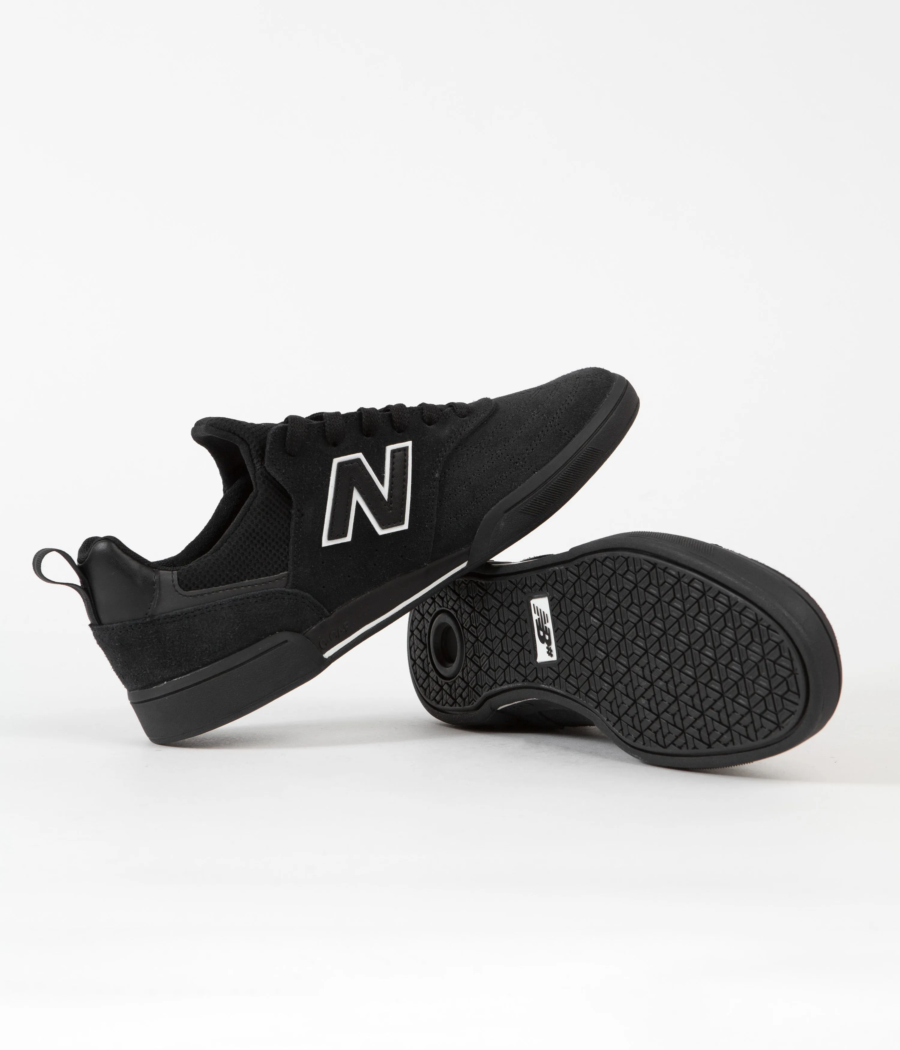 New Balance Numeric 288 Shoes - Black / Black / White