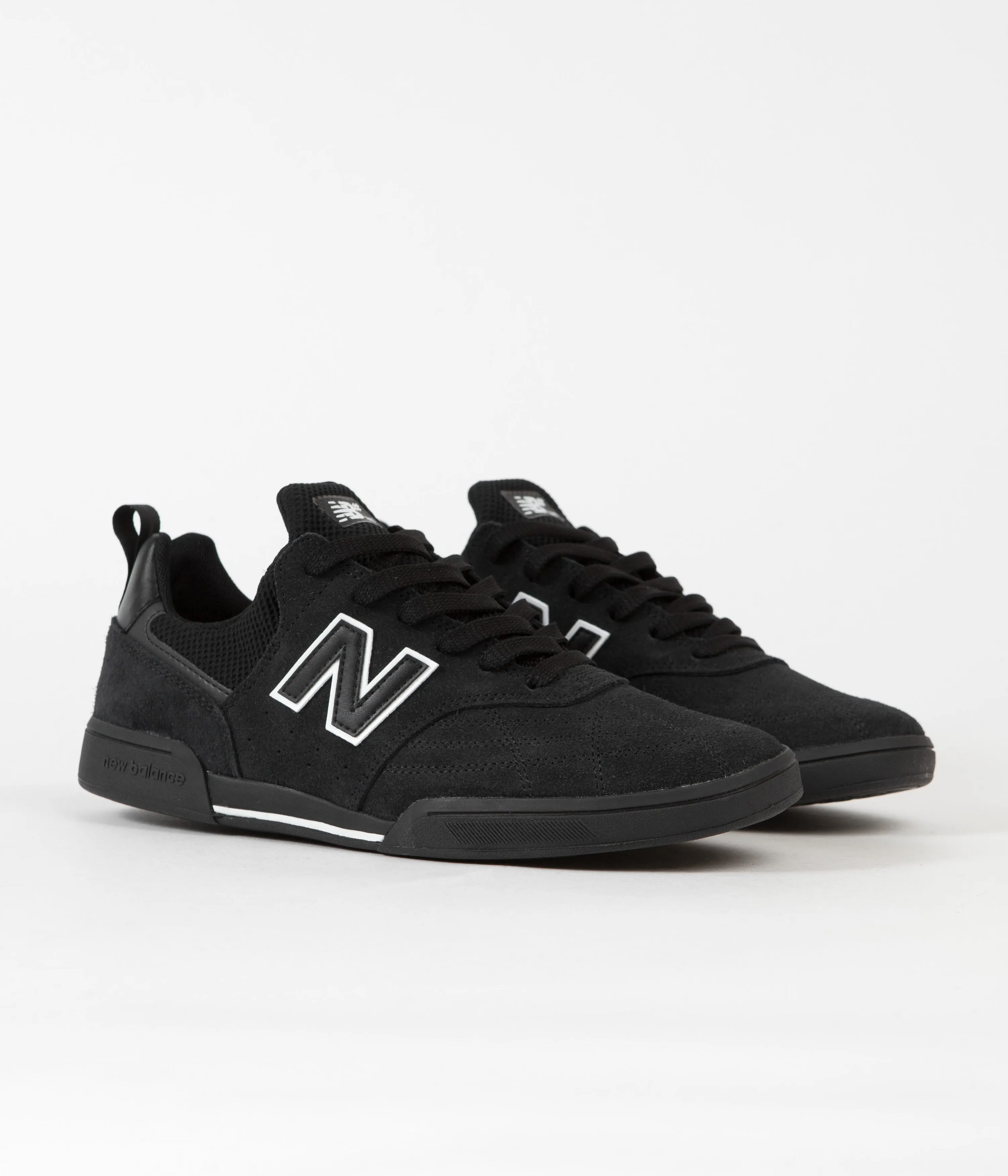 New Balance Numeric 288 Shoes - Black / Black / White