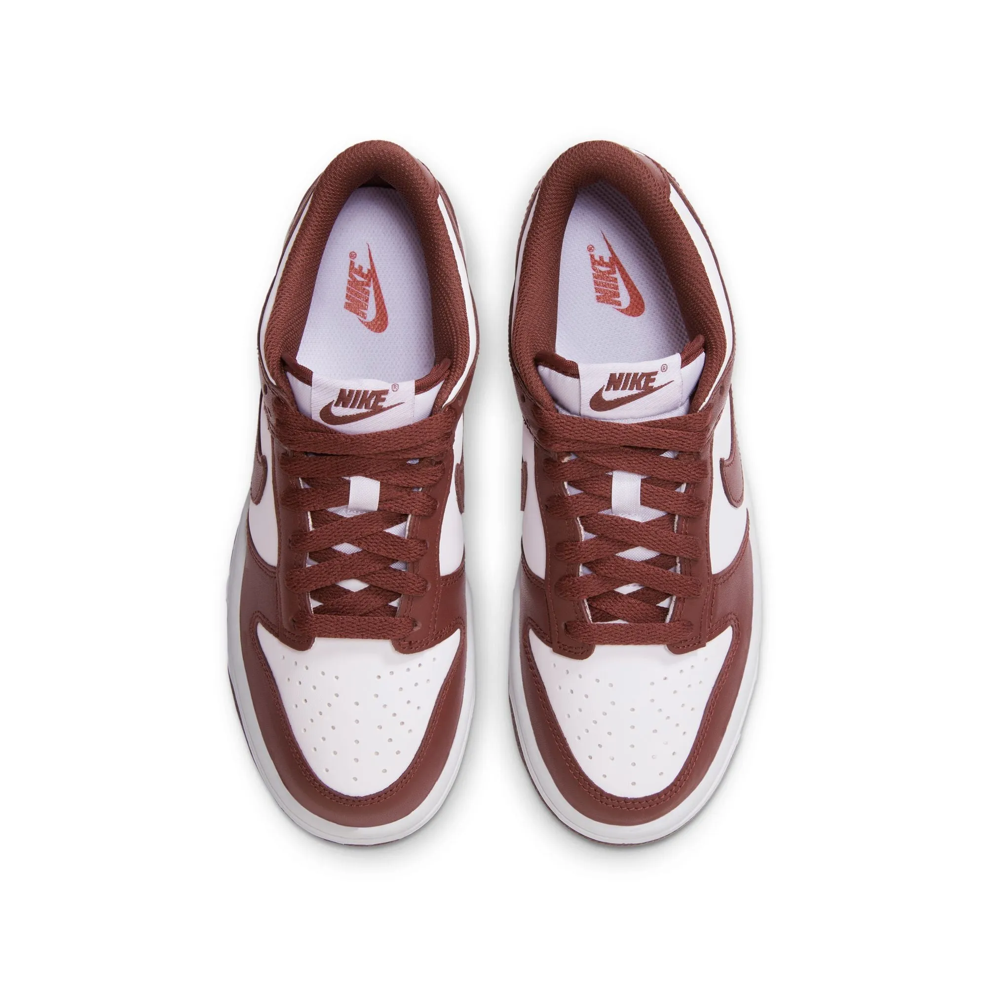 Nike Dunk Low GS (White/Redwood/Gym Red)