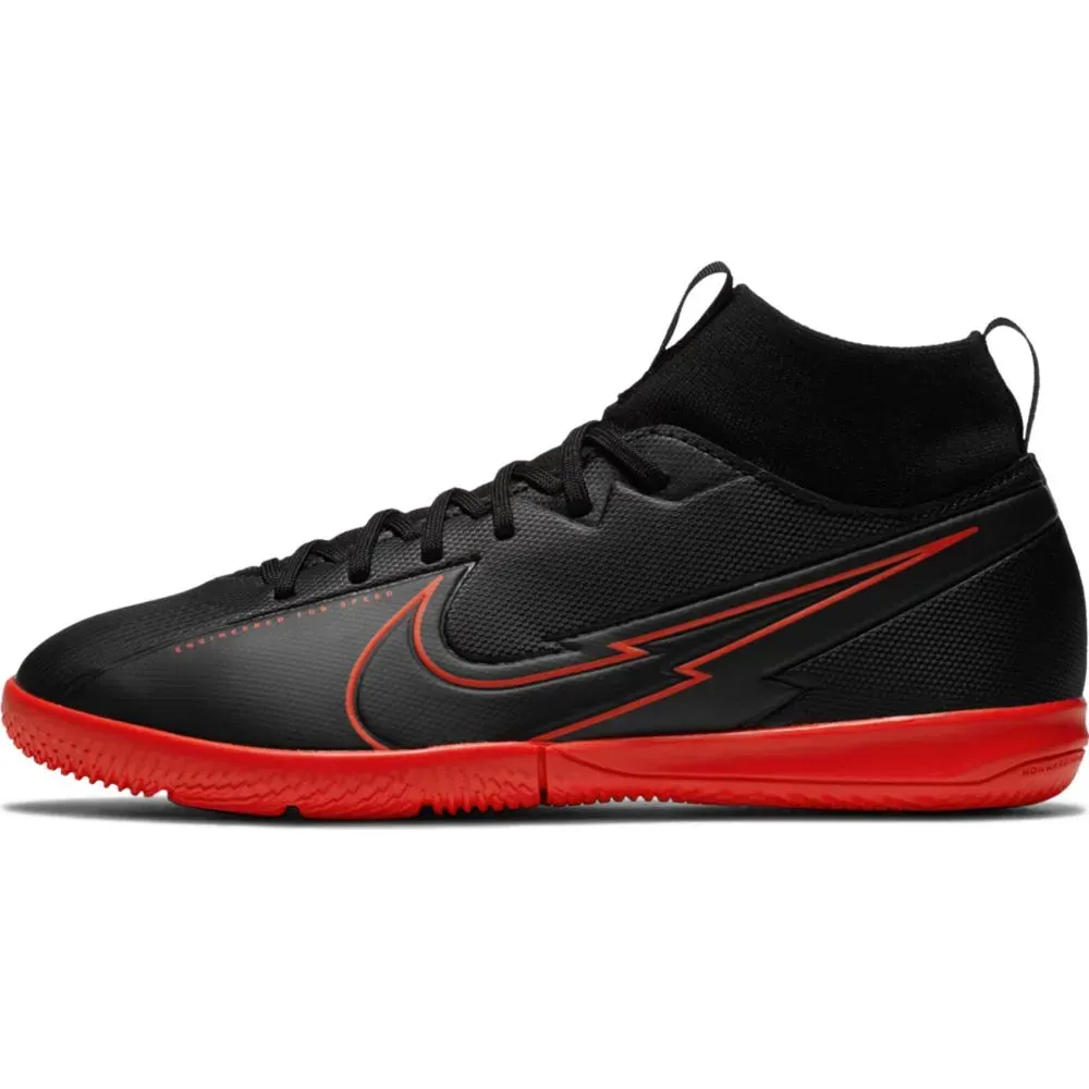 Nike JR Superfly 7 Academy IC - Black-Red