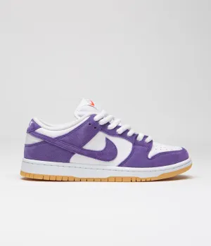 Nike SB Dunk Low Pro Shoes - Court Purple / Court Purple - White