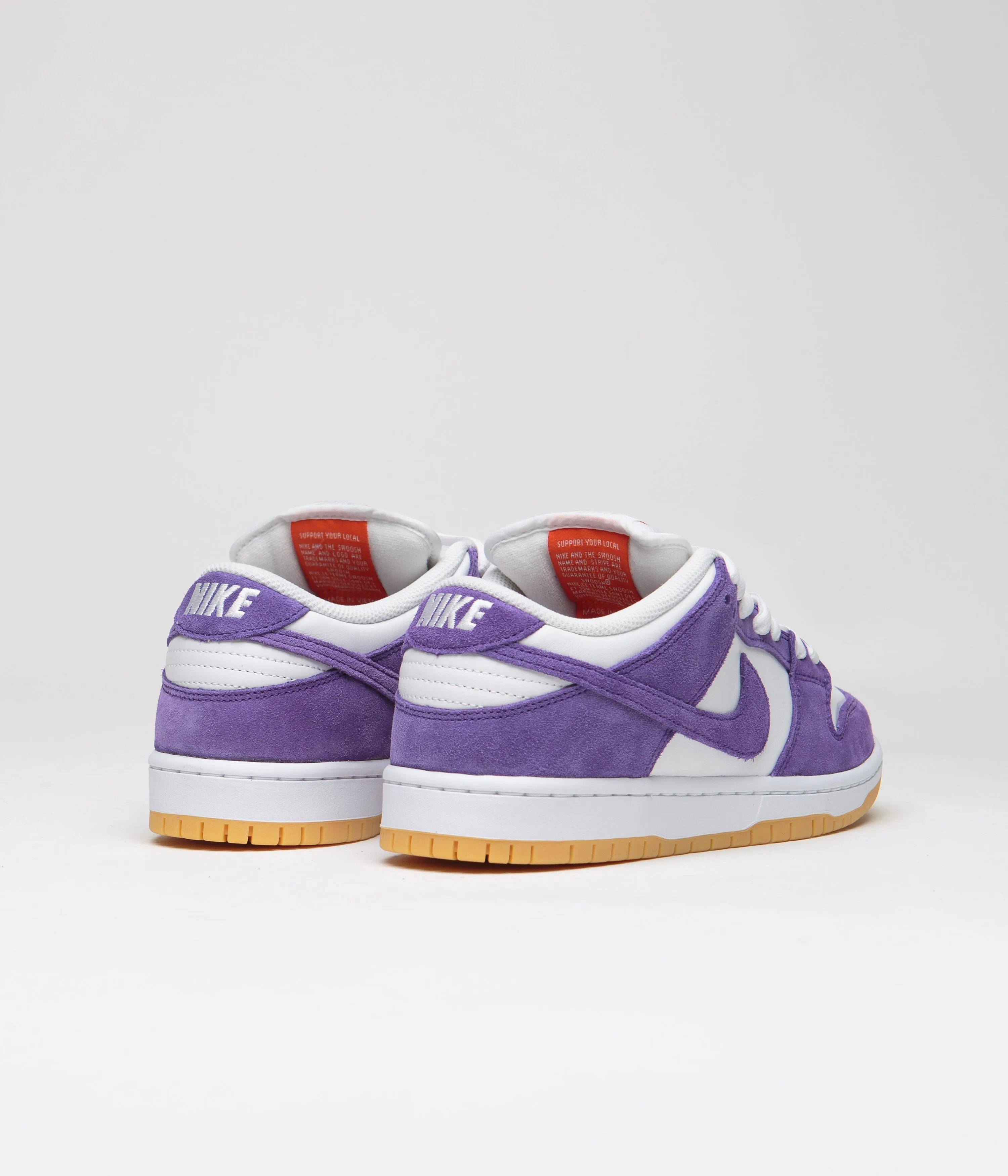 Nike SB Dunk Low Pro Shoes - Court Purple / Court Purple - White