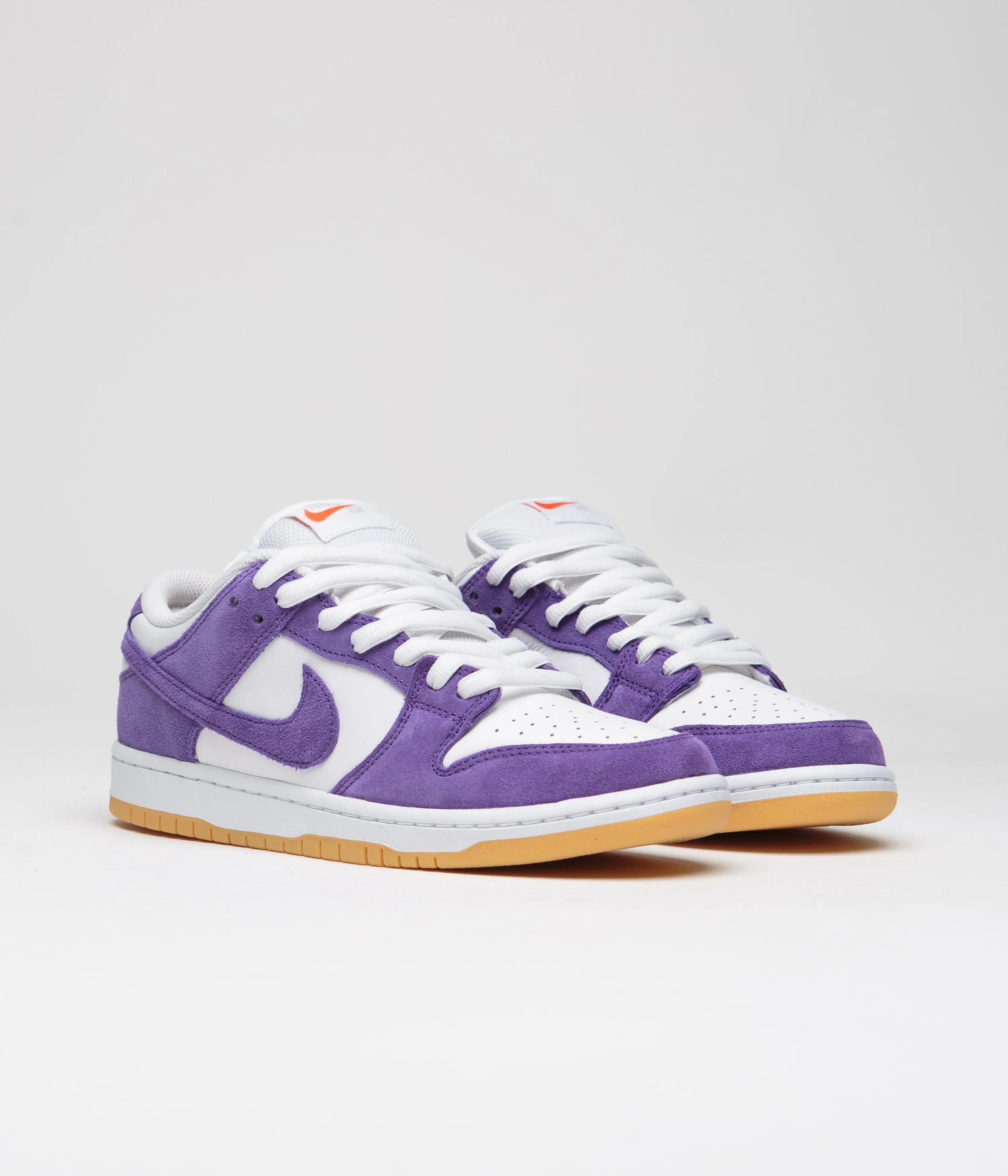 Nike SB Dunk Low Pro Shoes - Court Purple / Court Purple - White