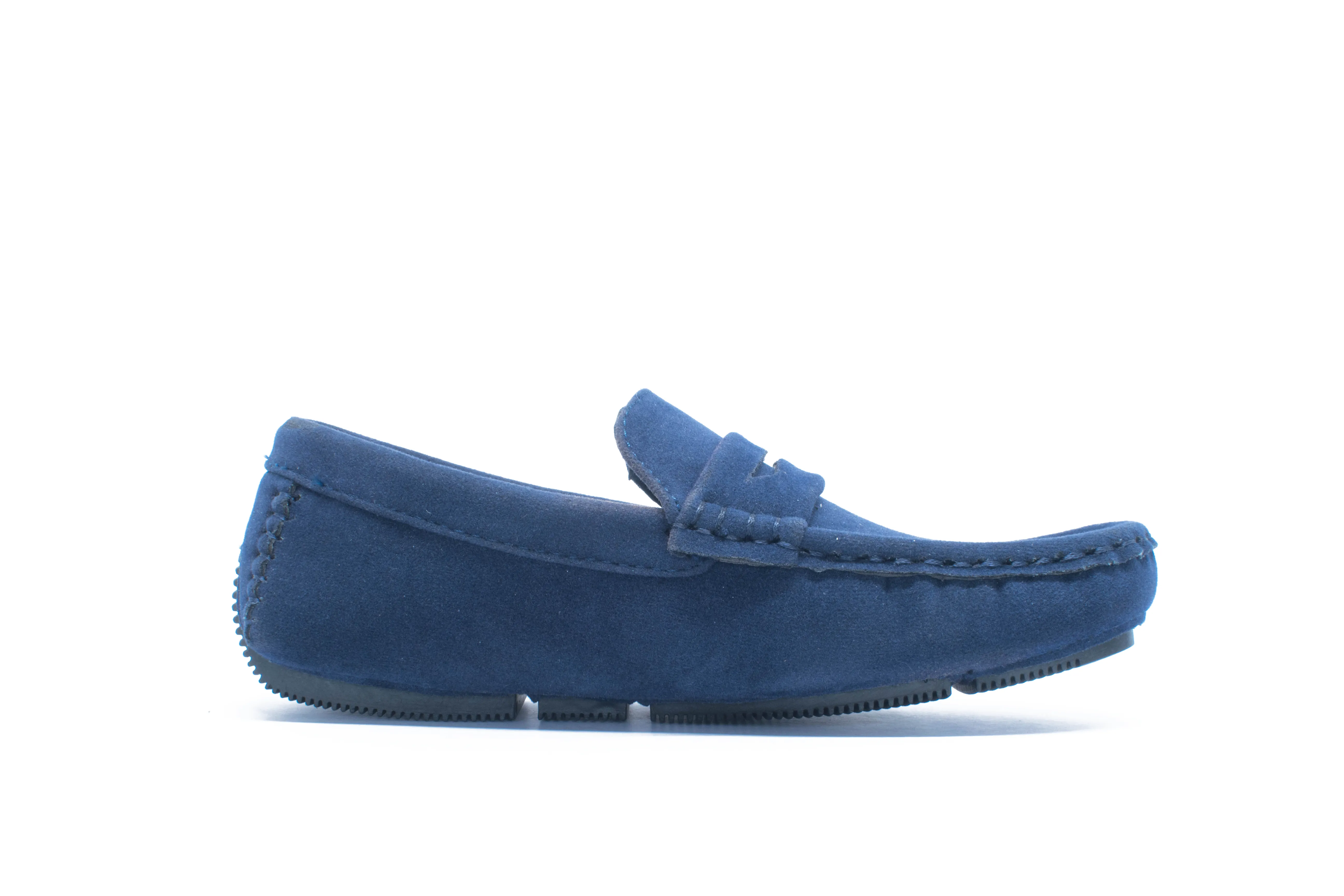 Paris Suede Loafers - Navy