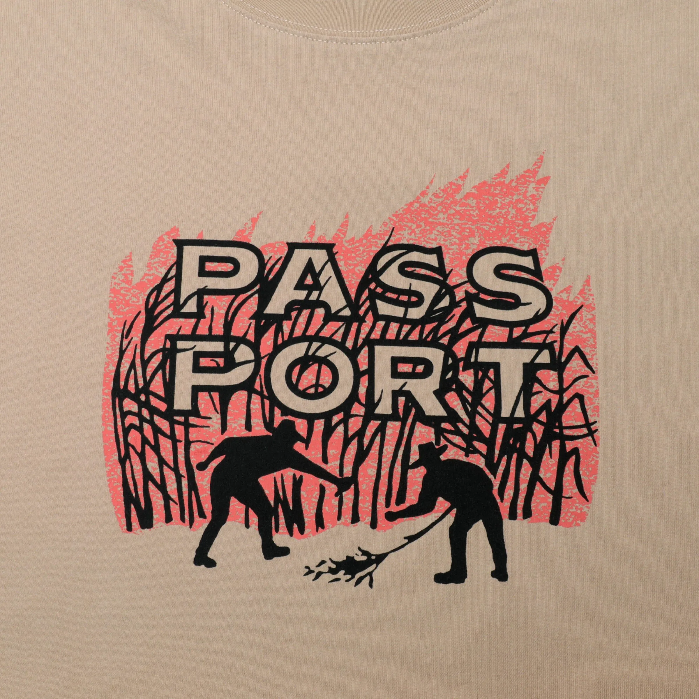 Pass-Port Brush Fire Tee Sand