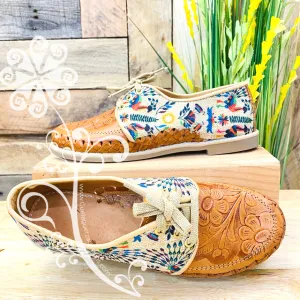 Peacock - Loafers Artisan Leather Women Shoes