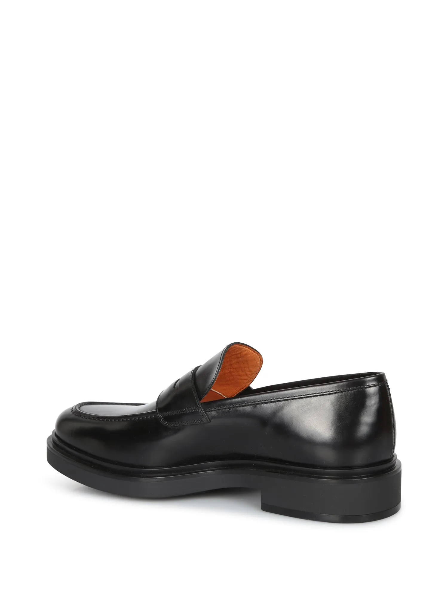 Penny leather loafers