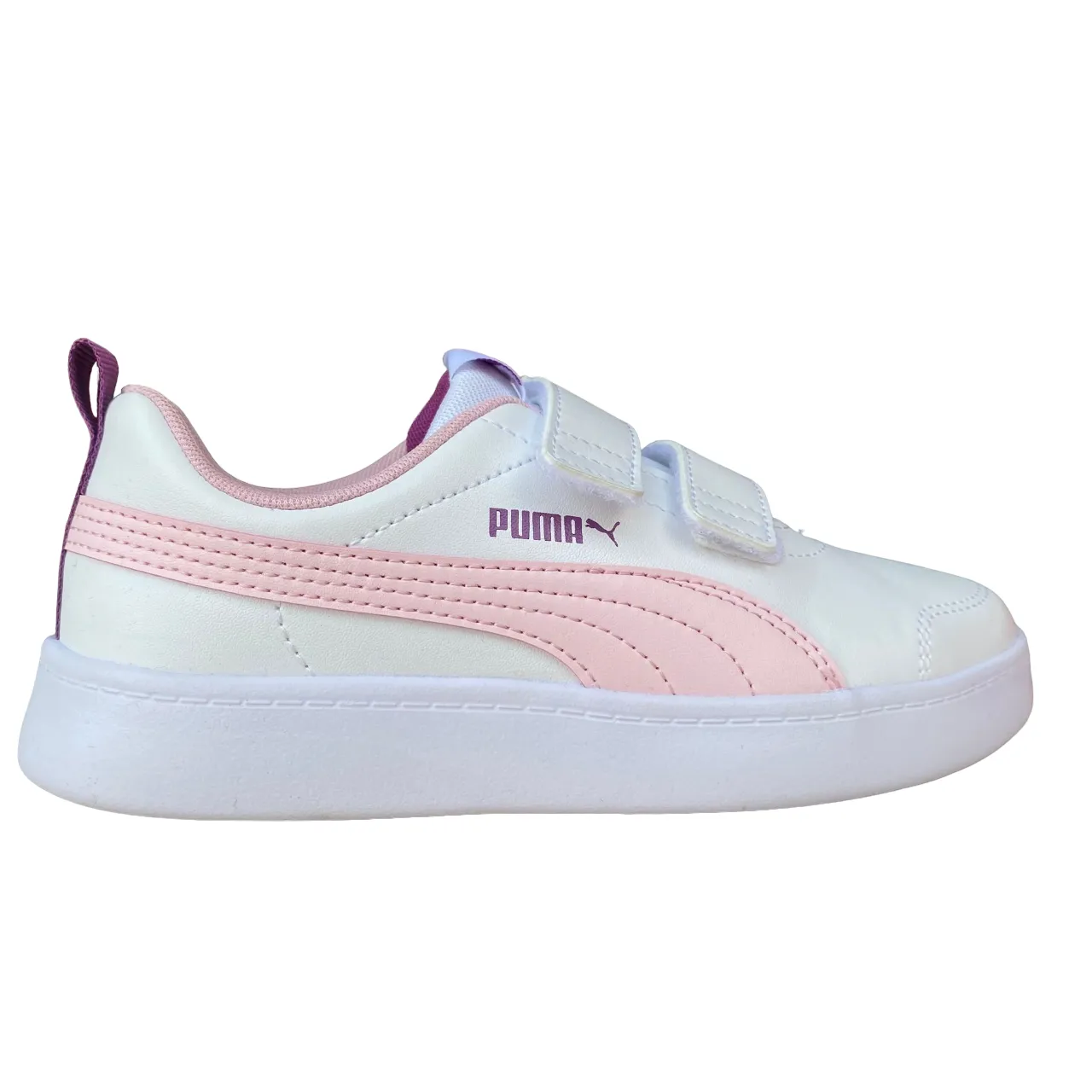 Puma sneakers da bambina Courtflex v2 V PS 371543 15 white pink