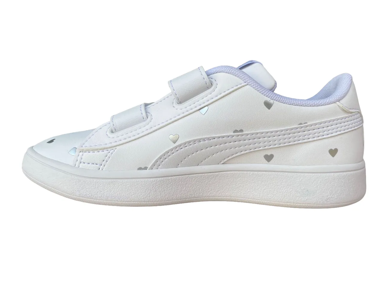 Puma sneakers da bambina Smash v2 L Studs V PS 374844 02 white