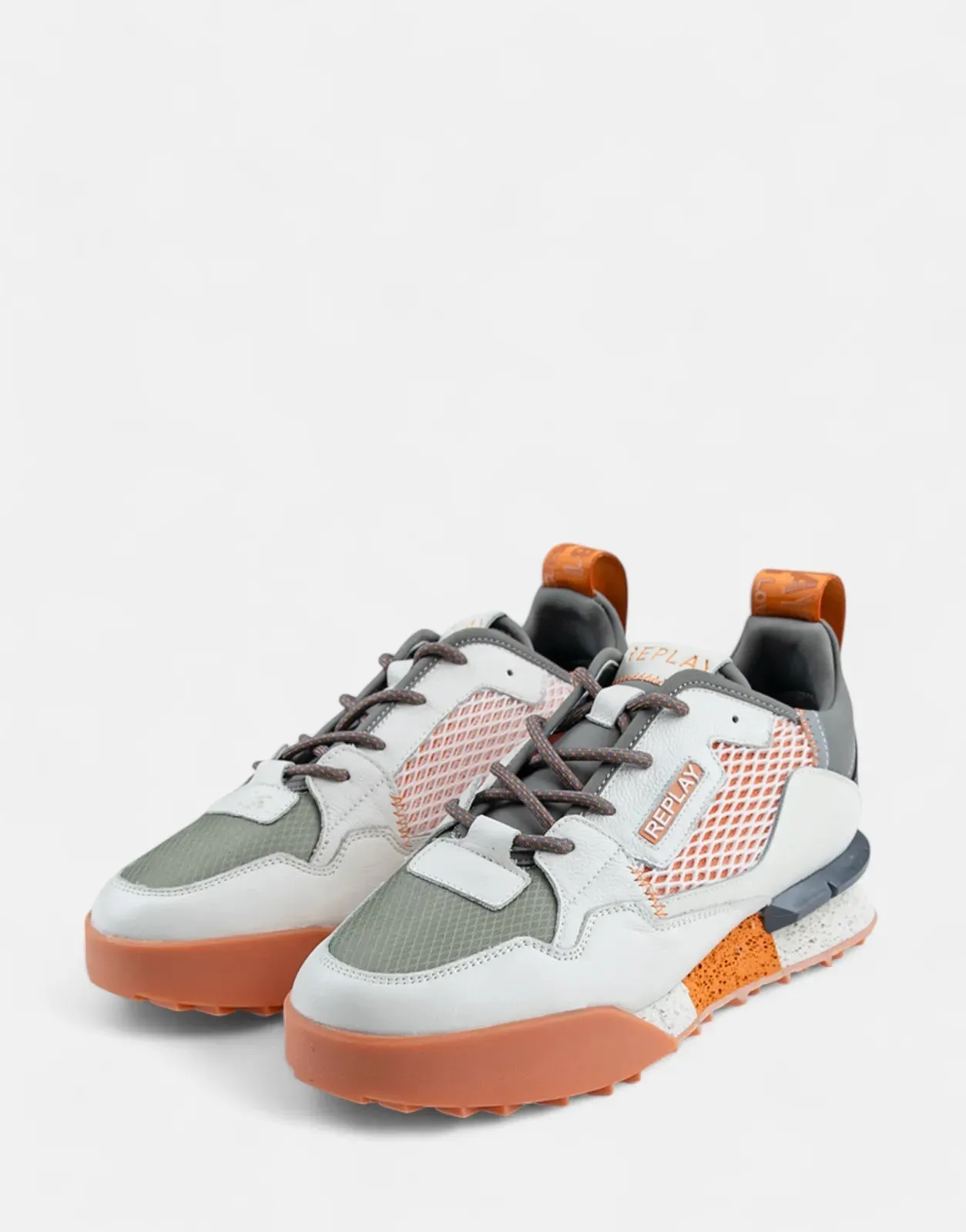 Replay Field Classic Grind Tofu/Orange Sneakers