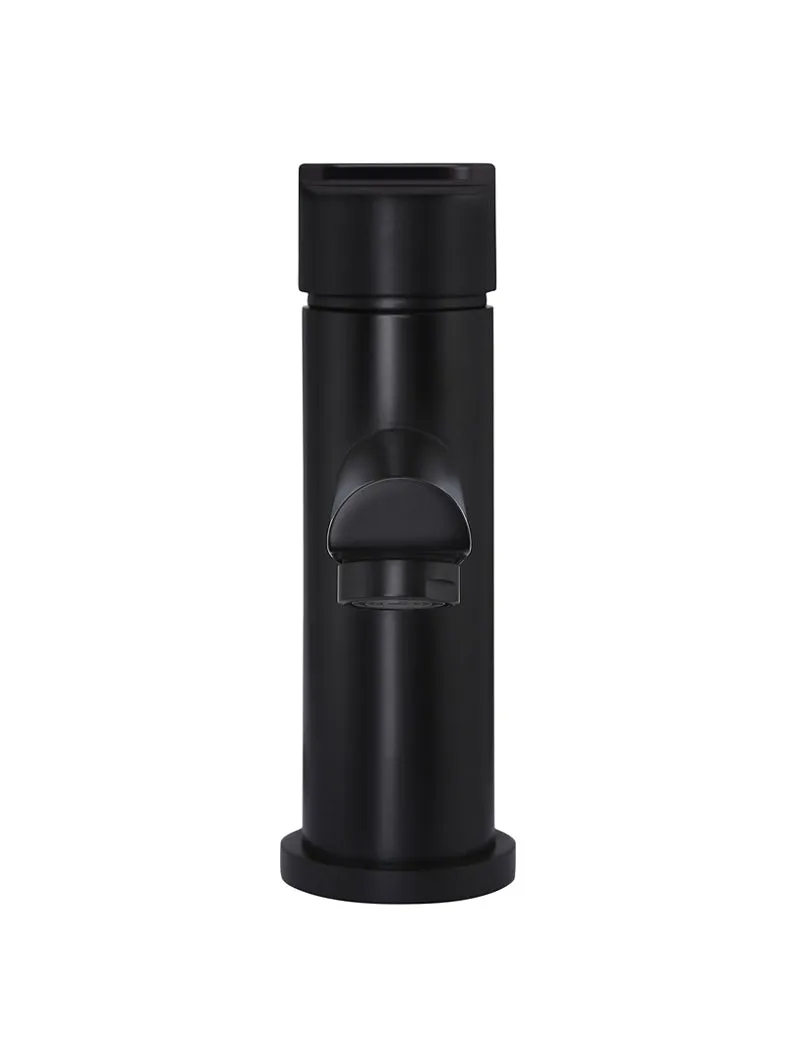 Round Paddle Basin Mixer - Matte Black