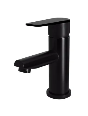 Round Paddle Basin Mixer - Matte Black