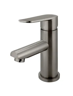 Round Paddle Basin Mixer - Shadow Gunmetal