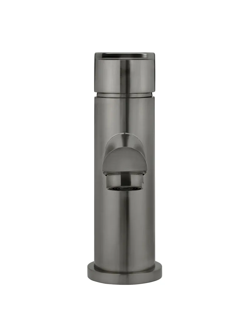 Round Paddle Basin Mixer - Shadow Gunmetal