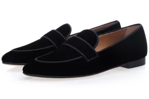 Scarpe - BOLERO VELOUR BLACK LOAFERS