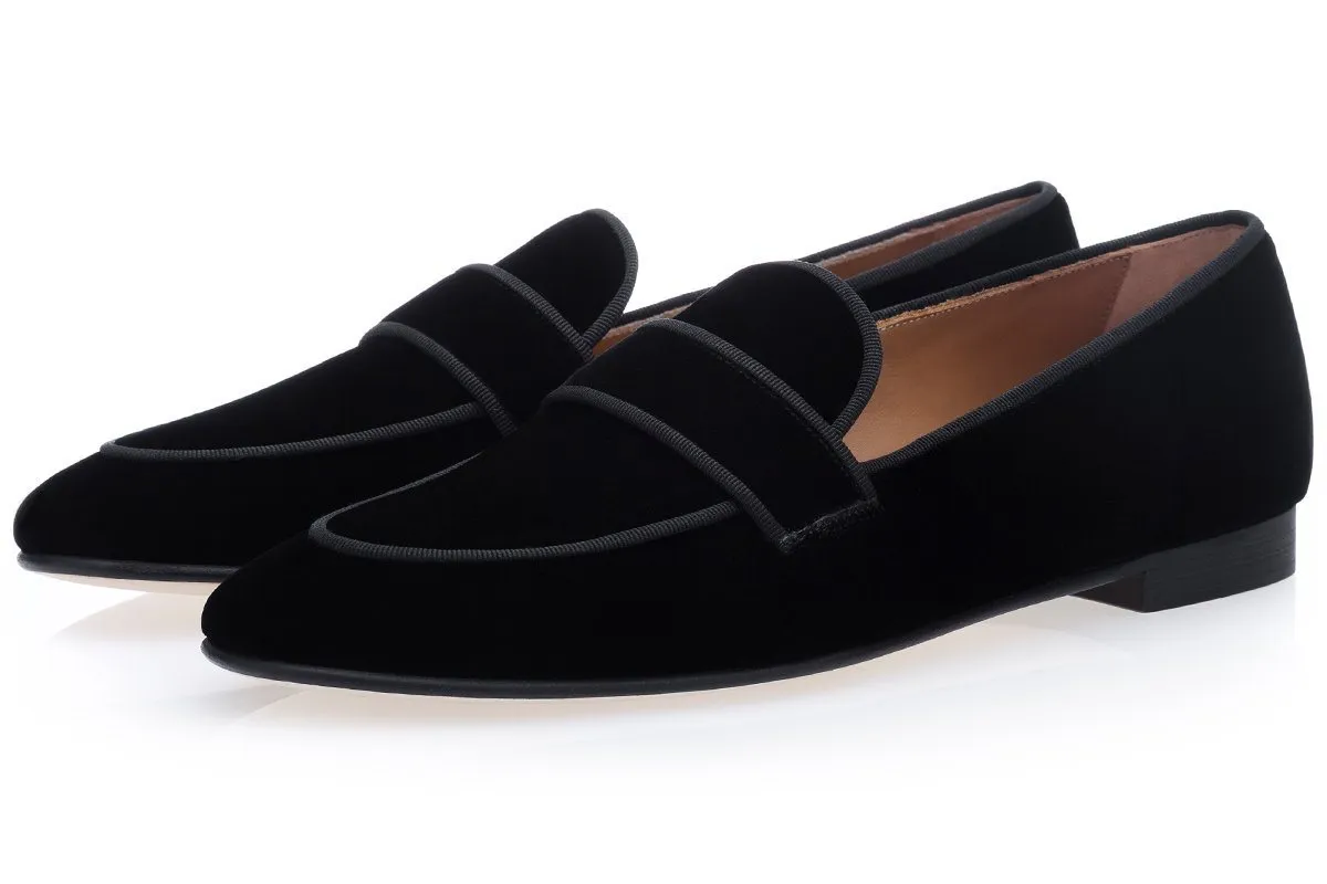 Scarpe - BOLERO VELOUR BLACK LOAFERS