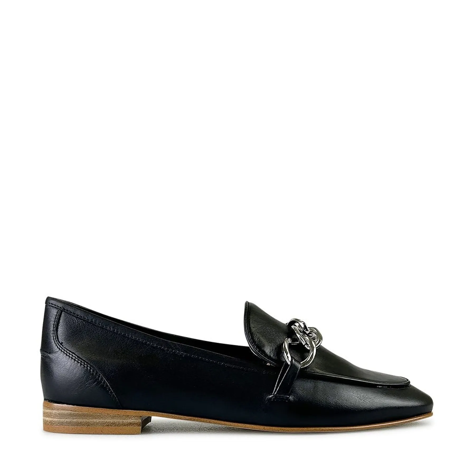 SENSE CHAIN LOAFER LEATHER