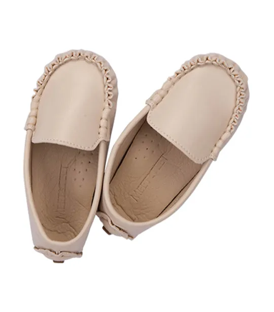 Seth Toddlers to Kids Loafers for Boys - Beige