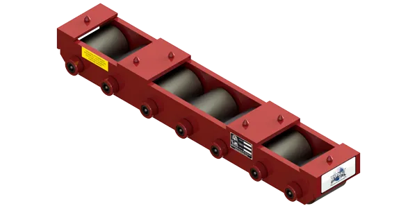 Slim Straight Line Skate HTDM-7  | 12.5 Ton Capacity - Steel Rollers