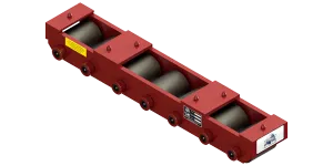 Slim Straight Line Skate HTDM-7  | 12.5 Ton Capacity - Steel Rollers