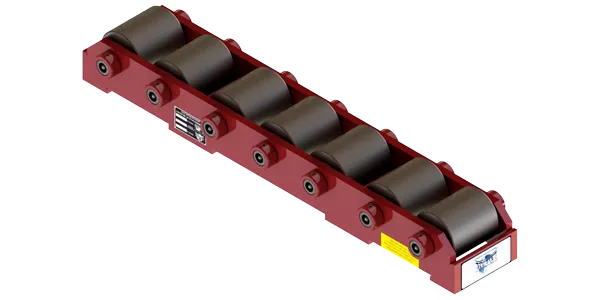 Slim Straight Line Skate HTDM-7  | 12.5 Ton Capacity - Steel Rollers