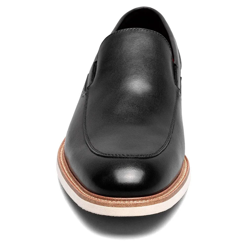 Stacy Adams Wellington Black Men’s Moc Toe Slip On Shoes