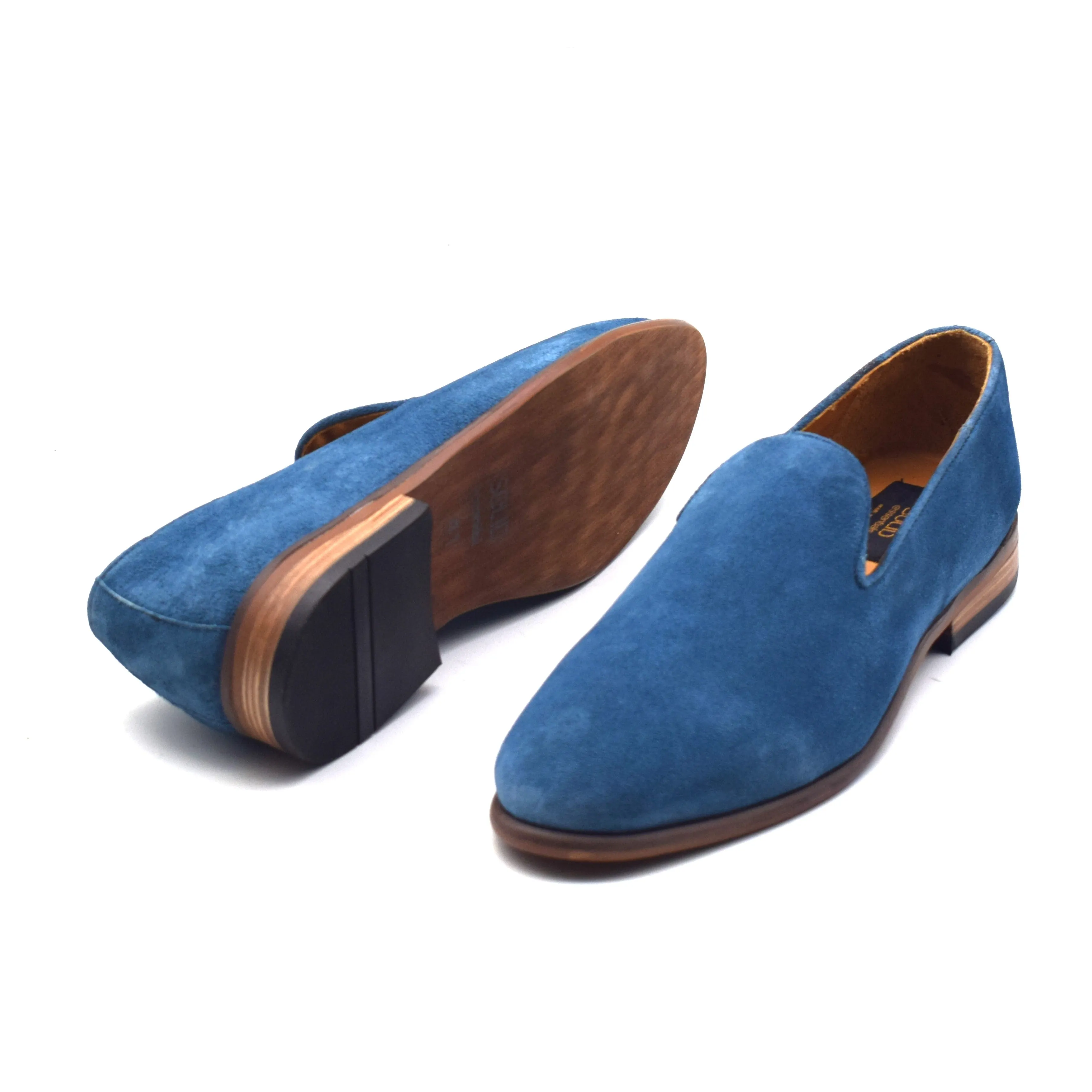 Suede Velvet Loafers In Bright Sole