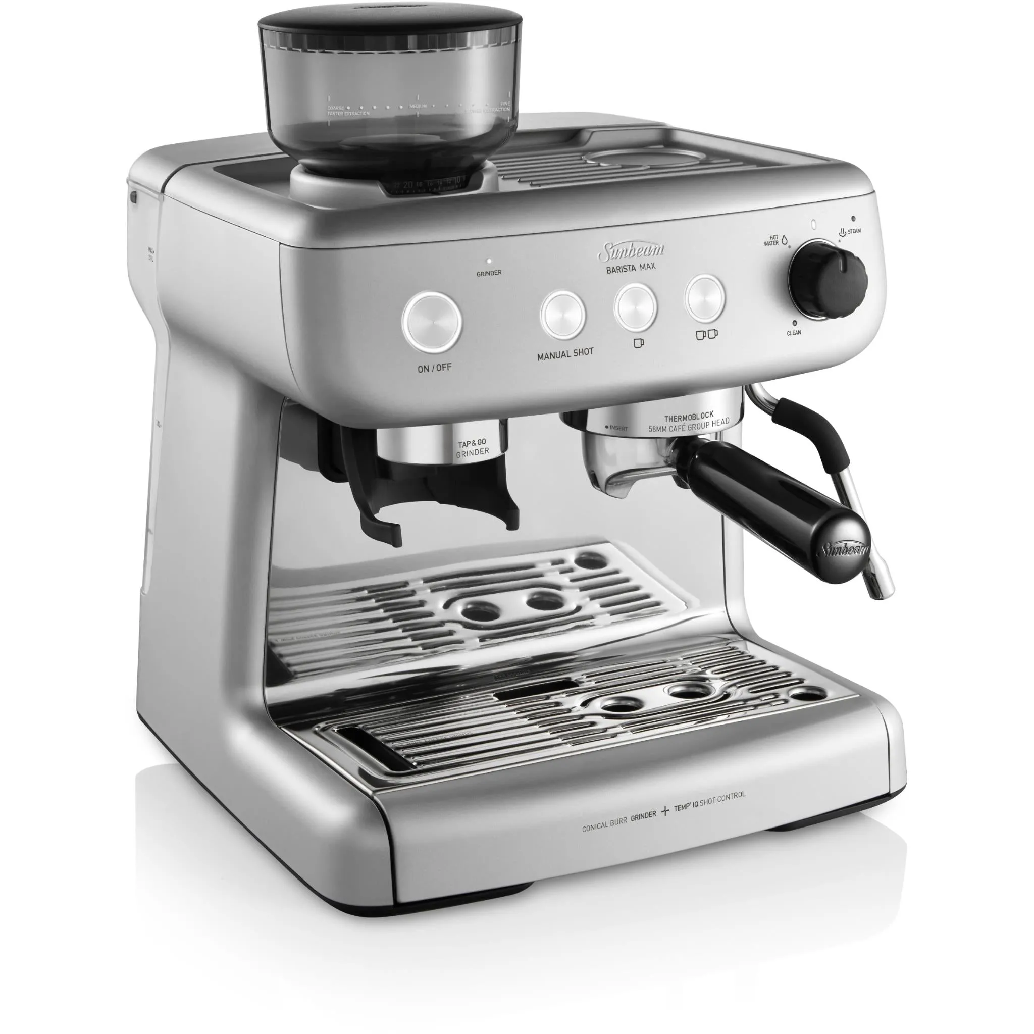 Sunbeam Cafe Barista Max Coffee Espresso Machine (Silver)