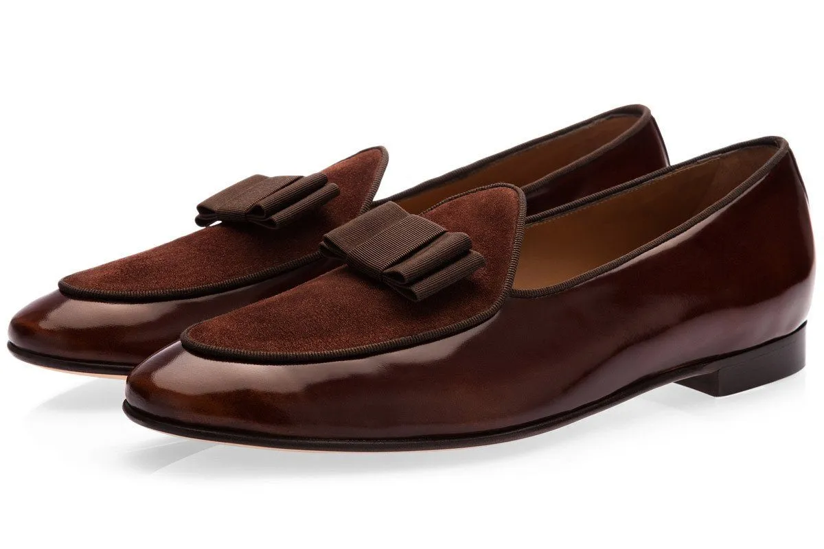 TANGERINE 3 BRUSHED COCOA BELGIAN LOAFERS