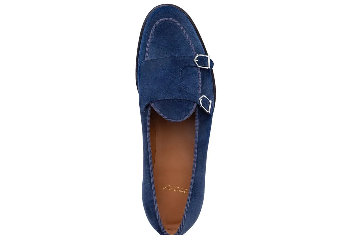 TANGERINE 7-T SOFTY BLUE BELGIAN LOAFERS