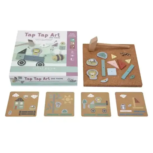 Tap Tap Hammer Art Set Zoo Theme