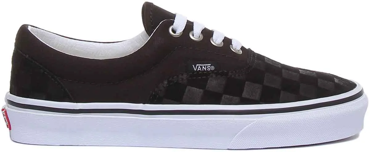 Vans Classic Era Deboss Chk In Black White For Men