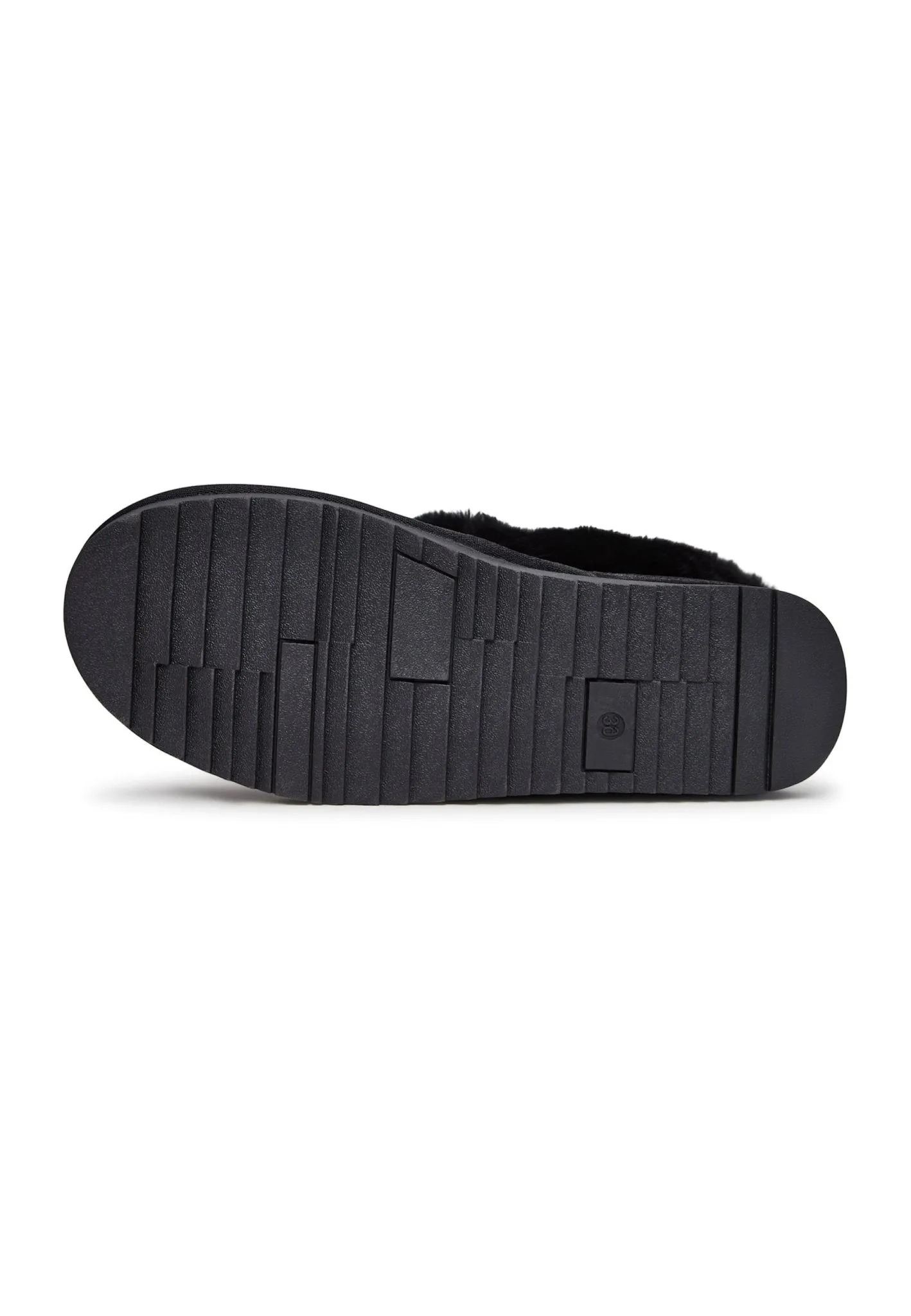 Warm Padded Loafers - Black