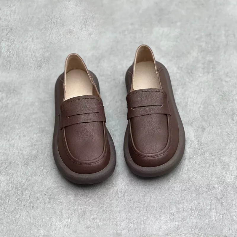 Women Elegant Soft Slip-On Loafer Shoes