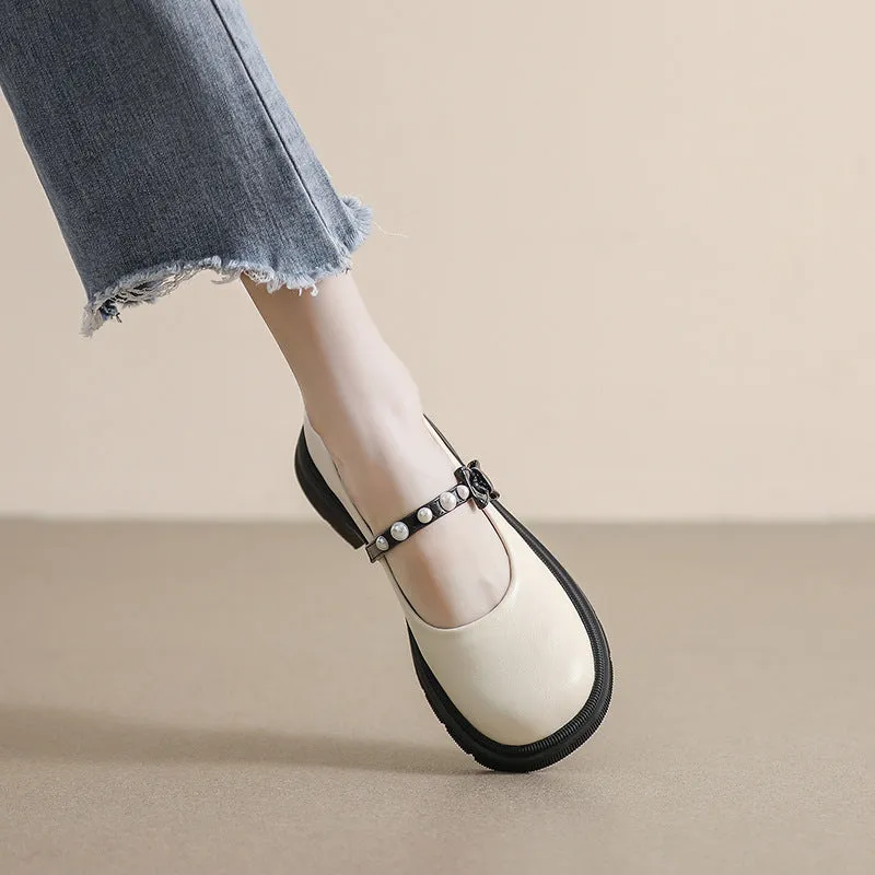 Women Fashion Soft Casual Thick Sole Loafers