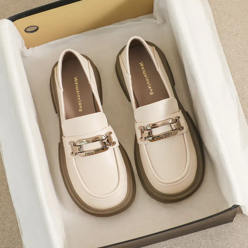 Women Minimalist Casual Soft Thick Soled Loafers