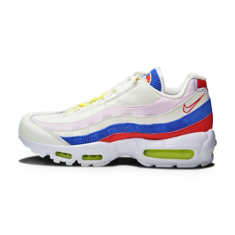 Women's Nike Air Max 95 SE - AQ4138-101 - Cream White Red Blue