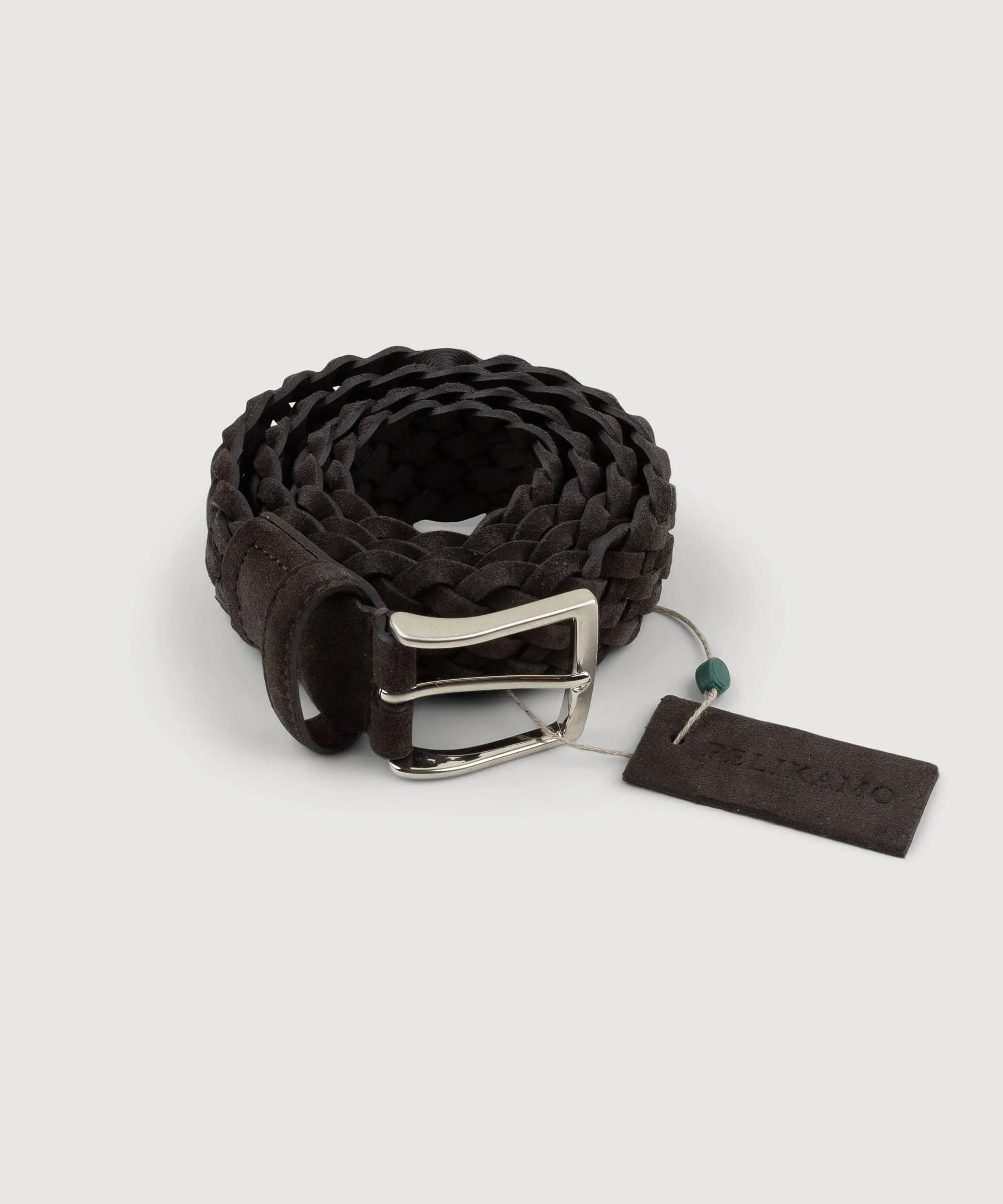 Woven Suede Leather Belt